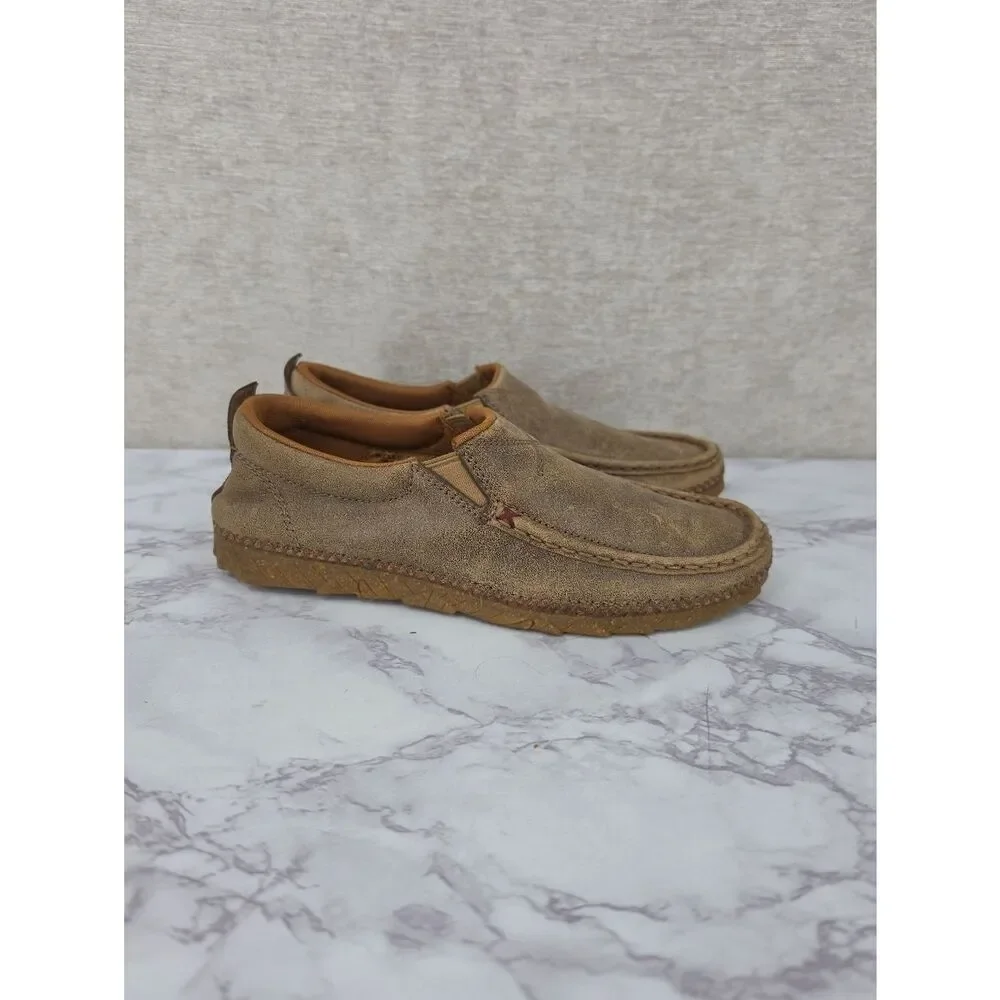 Twisted X Slip-On Driving Mocs with CellStretch for Men Shoes Loafers